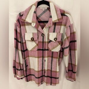 Plaid Pink Shacket
